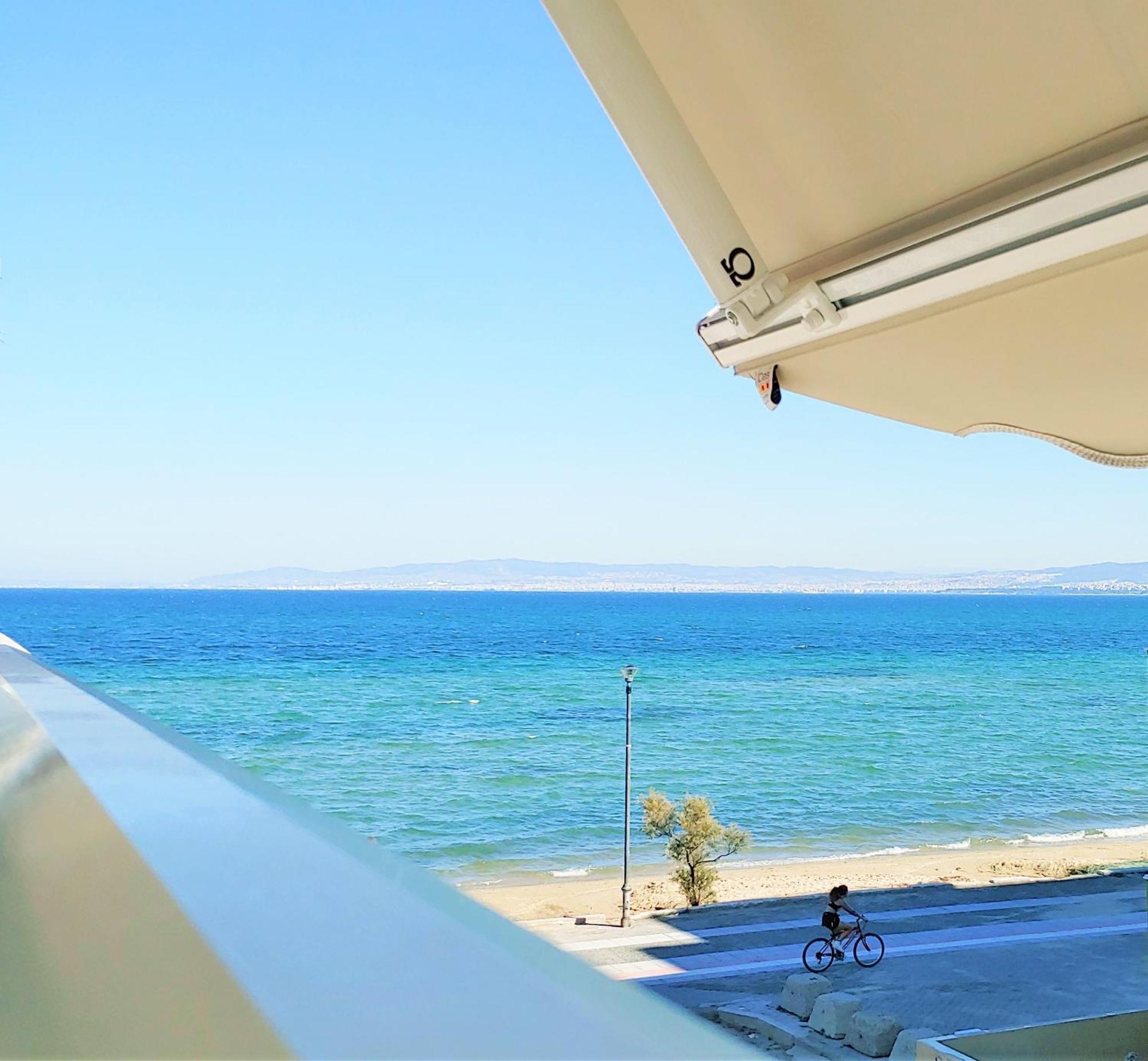 Niko'S Apartment - Beautiful Sea View Apartment ! Peraía Exterior foto